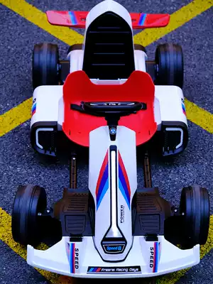 Children's electric kart electric car racing drift car four-wheel male and female baby remote control toy car can sit