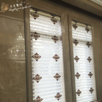 Nail-free European curtain Louver shade Shangri-La curtain living room study bathroom balcony curtain roller