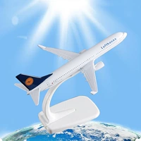 Thủ công kim loại Món quà nhỏ Mô hình máy bay B737 Mô hình máy bay Lufthansa của Đức HM 16cm Đồ chơi nhỏ thực tế - Mô hình máy bay / Xe & mô hình tàu / Người lính mô hình / Drone máy bay cảm ứng