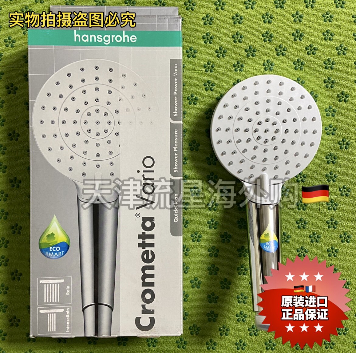 Hansgrohe Crometta 100 variable speed water-saving hand shower 26332407