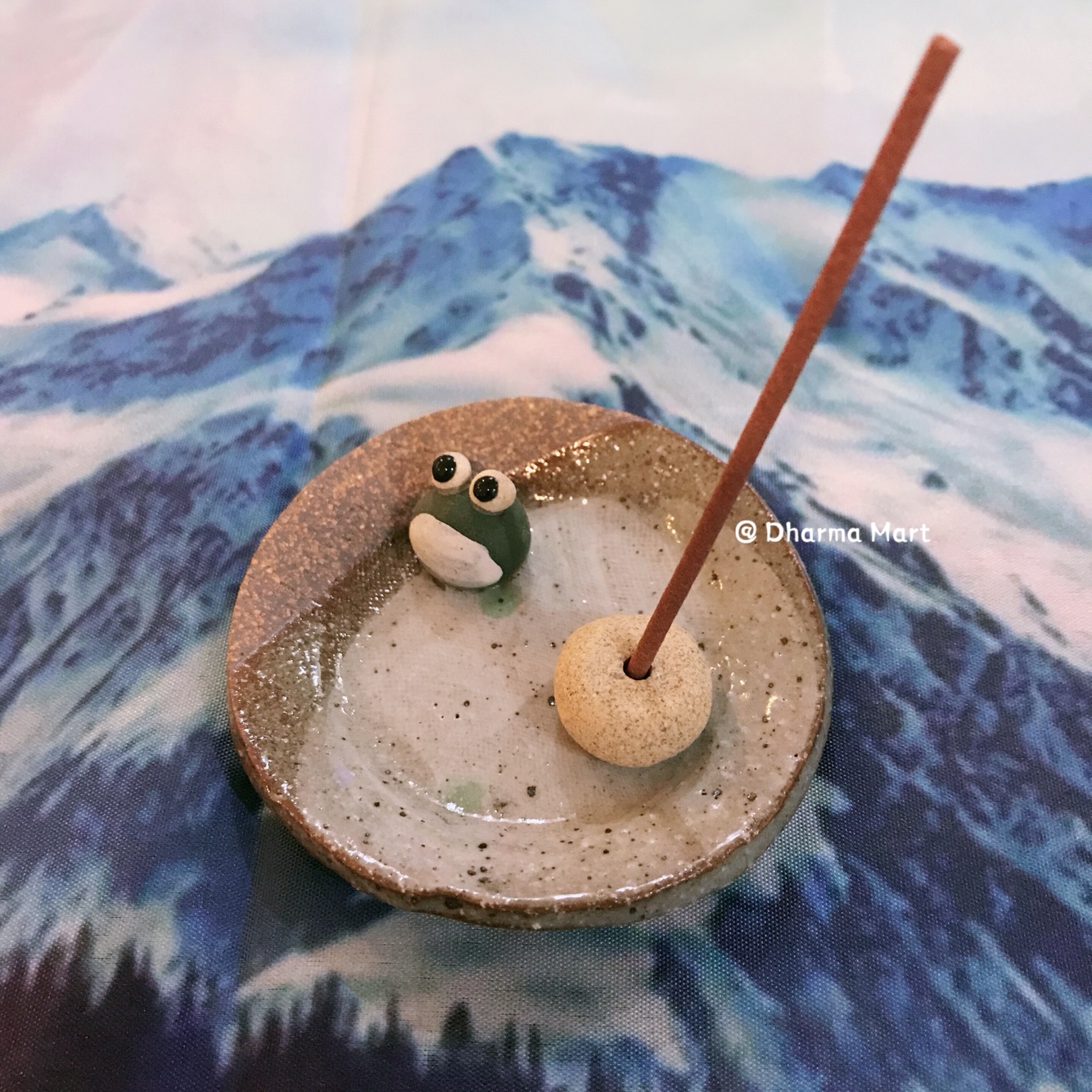 Japanese original Imported Beauty Thick Burning Fu Series Ceramic Cuvette thread aromas insert cute frogs Japanese style incense stand