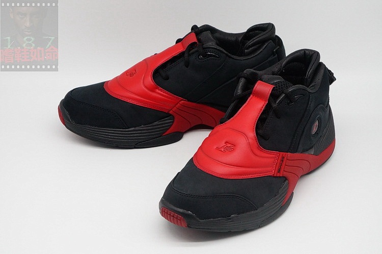 [Obsessed with Shoes] Reebok Answer 5 Black and Red Iverson Ai Answer 5 Basketball Shoes Dv8285