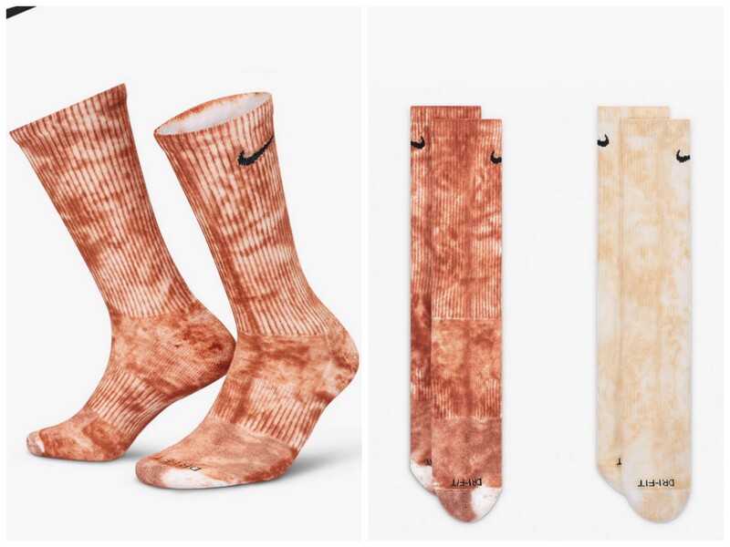 [Obsessed with Shoes] Nike Men's and Women's Socks, Two Pairs of Tie-Dye Sports Mid-Calf Socks Dm3407-908