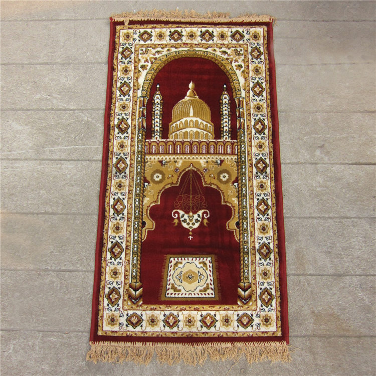 Hồi giáo Hui cung cấp chăn thờ phượng Hồi giáo với cầu nguyện thảm dày bông Worsted Mat thảm trải sàn khổ lớn