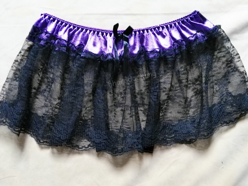 Bộ bikini màu tím ngọc trai quyến rũ Thong Thong Tanabata Bra Set với váy ren đồ bơi nữ đẹp