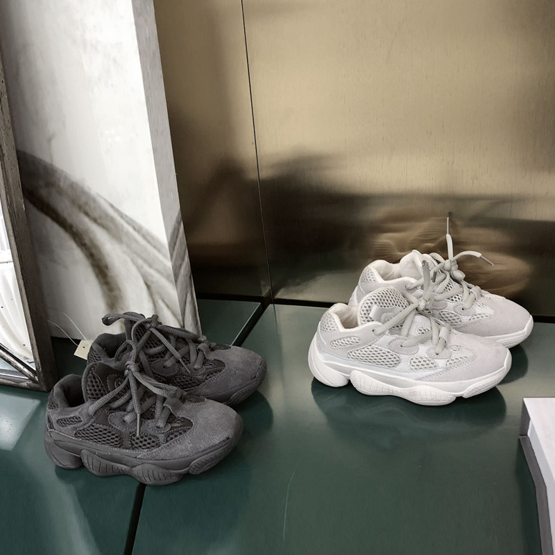 2022 new children's sports shoes matte leather Korean boys and girls soft bottom students breathable casual shoes