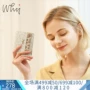 TẠI SAO ví nhỏ cá tính mới đồng xu nữ mới in clip màu tương phản mỏng hai phần thẻ gấp ví ngắn - Ví tiền clutch nữ