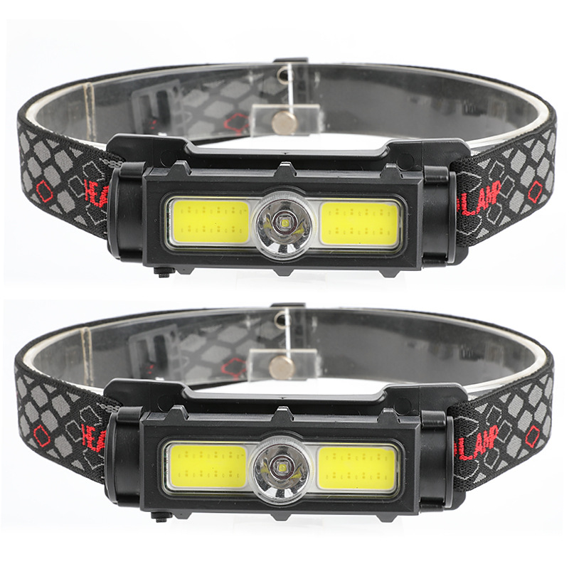USB Charging Portable Outdoor Floodlight Built-in Lithium electric with high magnetic COB Headlights New LED Glare Lights