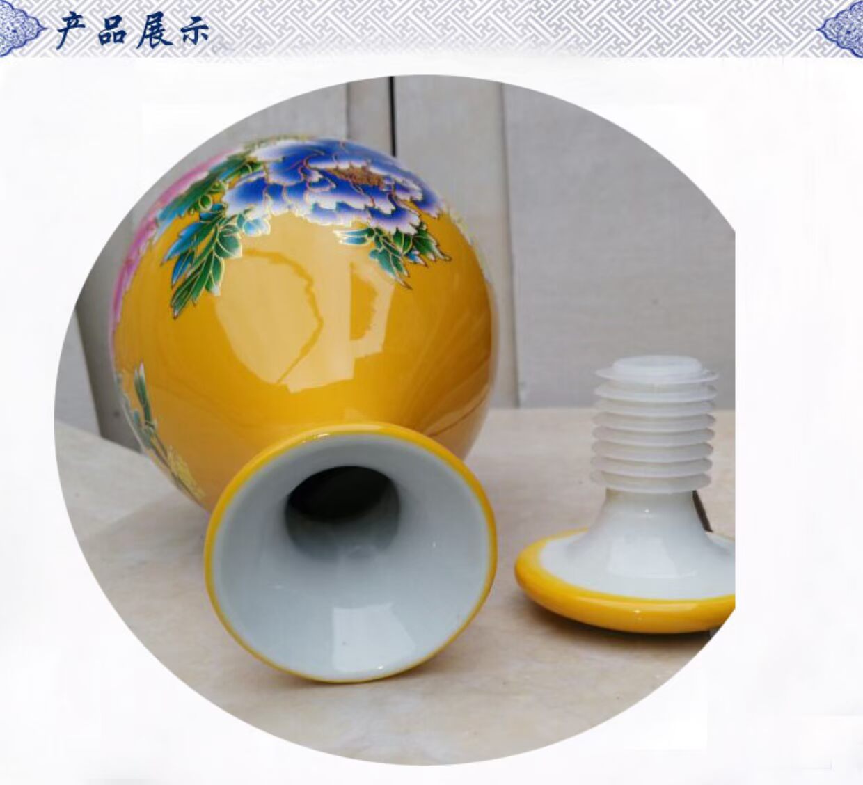 1 kg 3 kg 5 kg nạp nhỏ miệng chai rượu vang niêm phong bình đựng rượu ngọc nồi nồi rượu mùa xuân ly uống rượu whisky