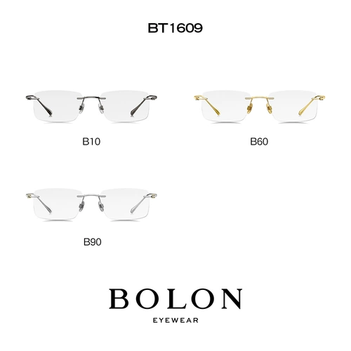 Bolon Tyrannosaurus Myopia Glasses Новые продукты беспрепятственные зеркало безрамные мужские деловые рамки могут быть оснащены зеркалом женской женщины BT1609