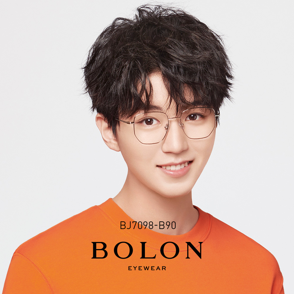 BOLON Tyrannosaurus new optical mirror anti-blue light Wang Junkai with the same trendy men and women myopia glasses frame BJ7098