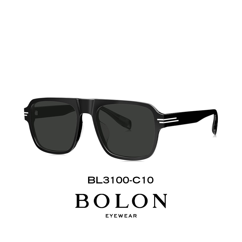 BOLON暴龙眼镜太阳镜飞行员框蛤蟆镜驾驶护眼墨镜男款BL3100