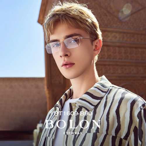 Bolon Tyrannosaurus Myopia Glasses Новые продукты беспрепятственные зеркало безрамные мужские деловые рамки могут быть оснащены зеркалом женской женщины BT1609