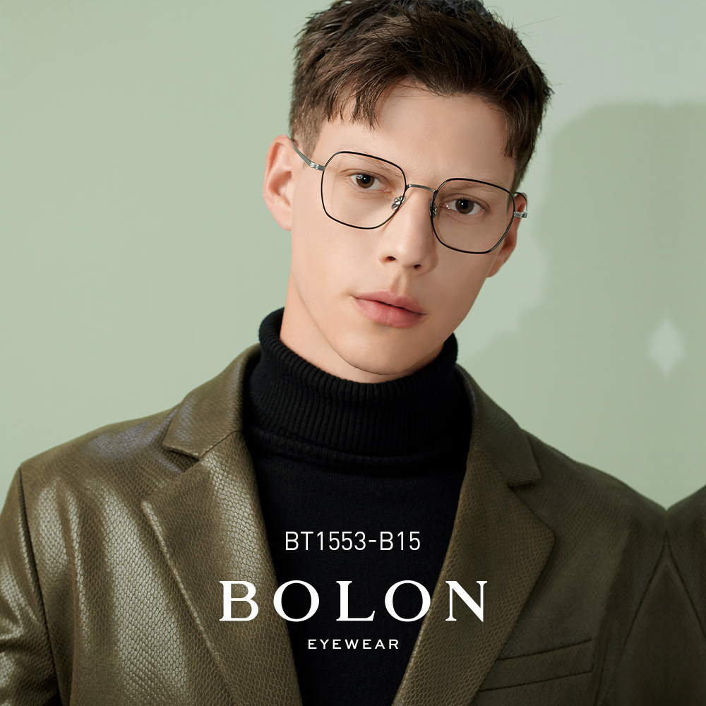 BOLON Tyrannosaurus Glasses 2022 New Optical Mirror β Titanium Men's and Women's Vintage Myopia Glasses Frame BT1553