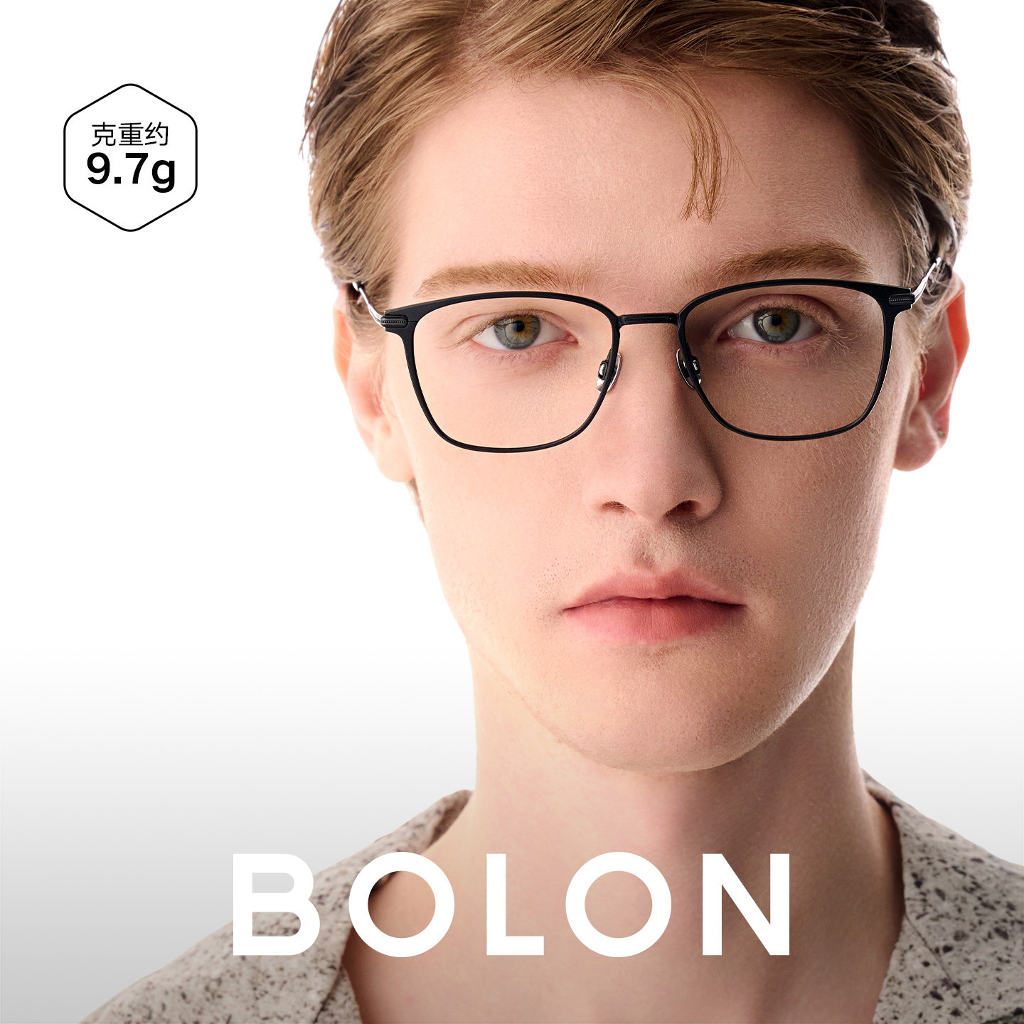 BOLON近视镜25新品轻盈钛镜架商务休闲方框可配度数男女款BT1631