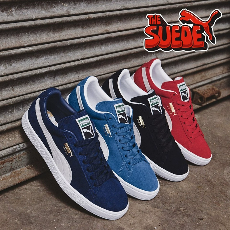 Giày Puma Suede Suede Giày da lộn Cổ điển ngựa retro nam và nữ thấp để giúp giày bình thường 352634