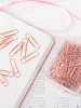 Office student stationery supplies metal paper clips paper clips receipt receipt bill holder menu holder invoice storage