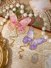 Yujian Eslite Butterfly Language among Flowers series metal bookmarks, a hollow literary brass souvenir for teachers during graduation season