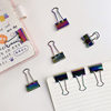Clip color long tail clip file clip swallowtail clip office supplies binding clip stationery book clip small clip
