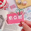 Creative metal water drop shaped paper clips, cute golden paper clips, office supplies, special-shaped bookmarks, clips