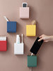 Japanese wall-mounted stationery pen holder storage box wall-mounted office desktop storage box mobile phone charging storage box