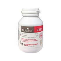 Shenzhen spot imported Australian Bioisland infant zinc chewable tablets 120 tablets Milk taste to promote appetite