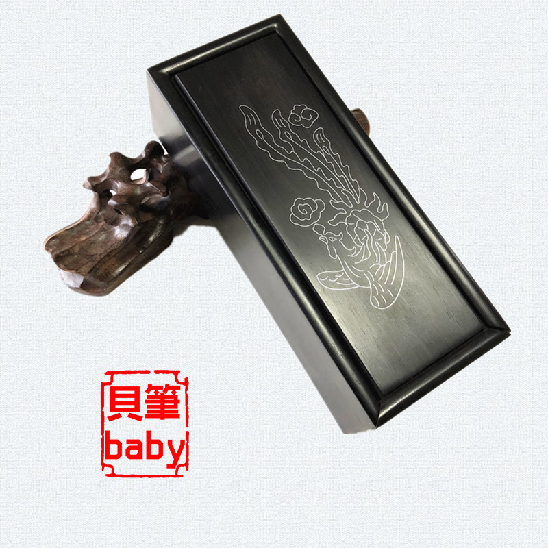 Baby Fetal Hair Souvenir Diy Black Sandalwood Seal Box Baby Full Moon Souvenir Making Catch Week Tire Hair Seal-Taobao