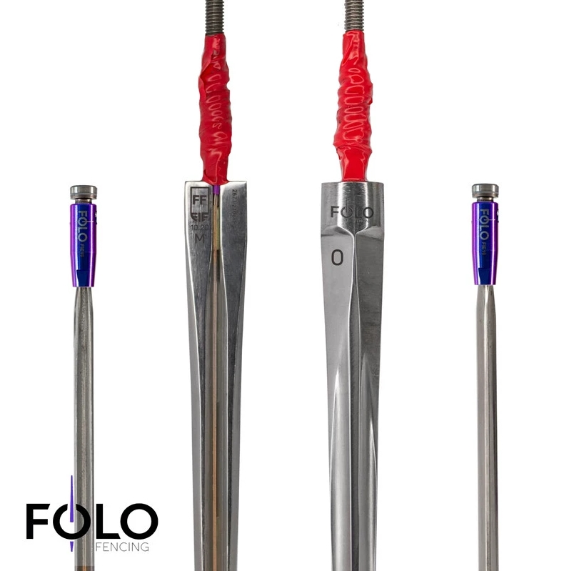 Fencing Equipment Folo Horse Steel Children Heavy Sword Bars FF UF Masteel Color FIE19 Certified Electric Head Cis-Taobao