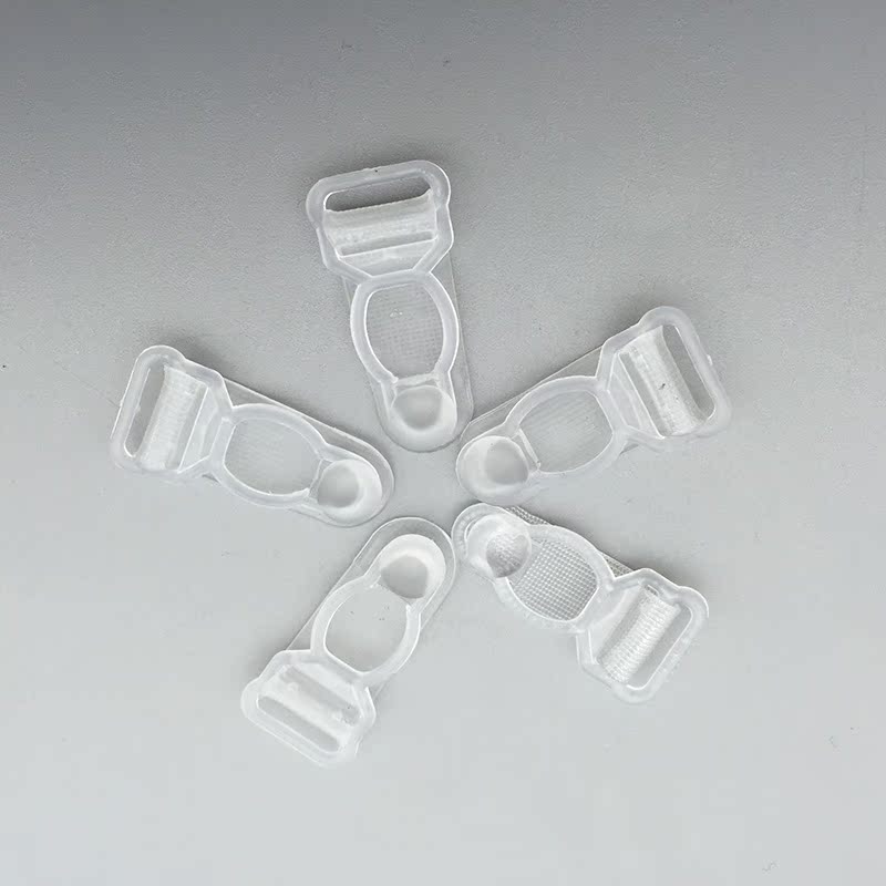 1.0 điểm đen trắng kim loại sắt bọc cao su garter khóa đồ lót gợi cảm khóa Palăng khóa 10 khóa 5 hàng nới rộng áo ngực