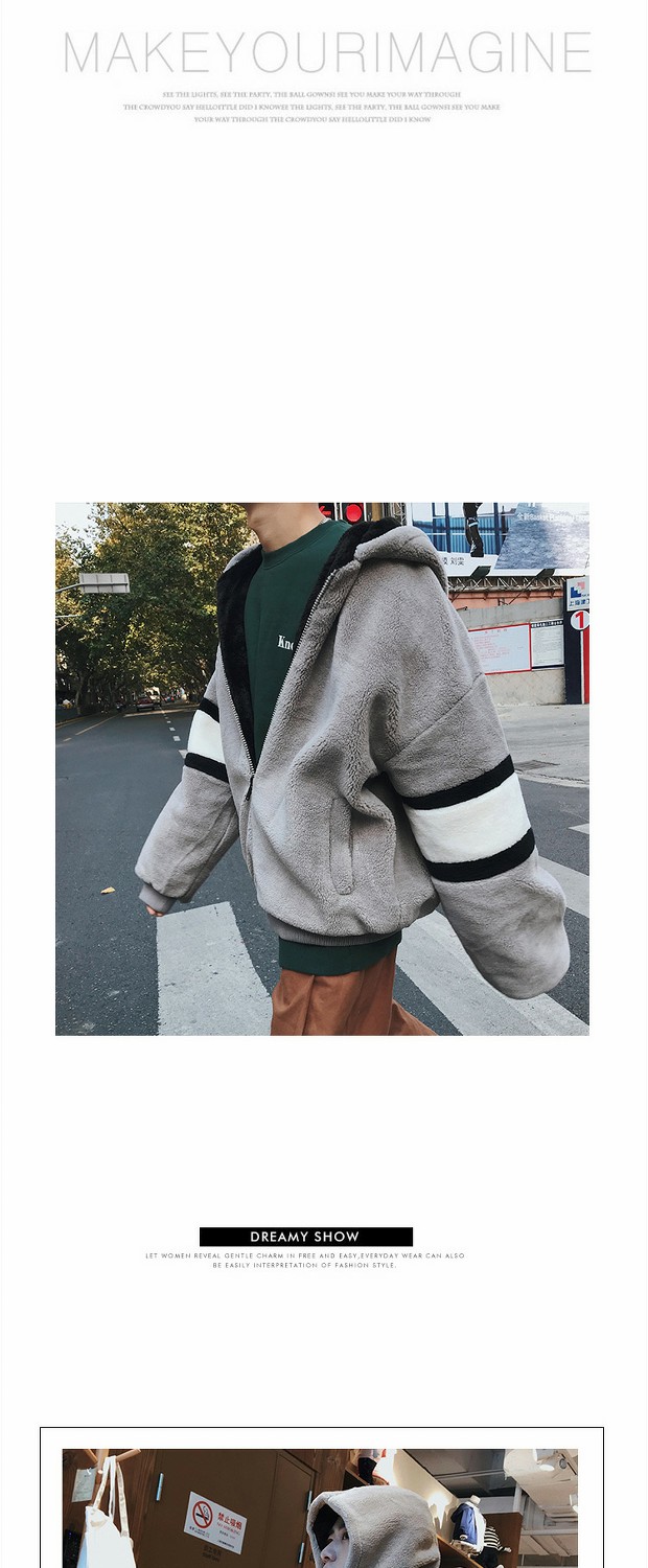 Mùa đông chic lamb quần áo cặp vợ chồng quần áo cotton quá khổ sinh viên phiên bản Hàn Quốc của áo khoác nam áo khoác cotton xu hướng quần áo đôi