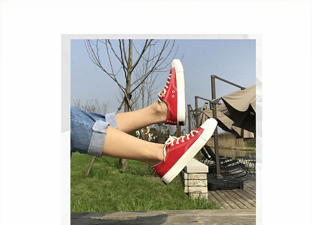 Qingmo quần áo nam siêu cháy giày vải Hàn Quốc giày skate cắt thấp sinh viên đơn giản giày thể thao hoang dã thủy triều giày tập gym nam