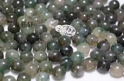 (Qi Yuxuan) Nanyang Dushan jade beads natural superior permeable Dushan Jade ball 15MM