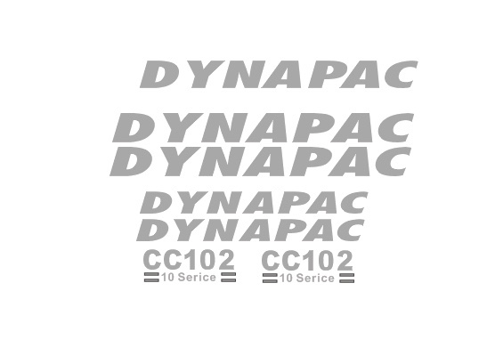 Dynapac Dynapac Cc6200 Sticker 622 Road Roller Body Sticker Logo Decal Lettering 102 Logo Dynapac Dynapac Cc6200 Sticker 622 Road Roller Body Sticker Logo Decal Lettering 102 Logo
