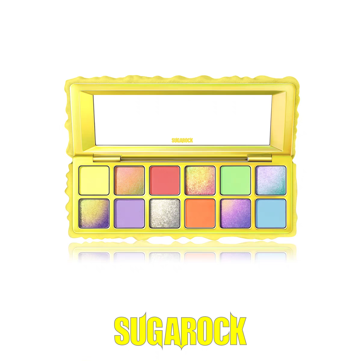 Оригинальная коробка подлинная Lotus Green~Sugarock Флюоресцентная косметика/Первая искра света 12-цветная палетка теней для век редкая