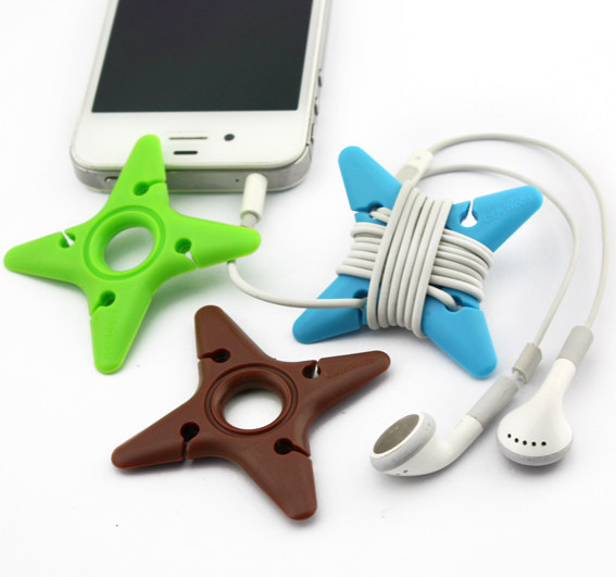 Dart Headphone Winder MP3 MP4 Storage Hub Mobile Phone Line PAD Winder Cable Manager
