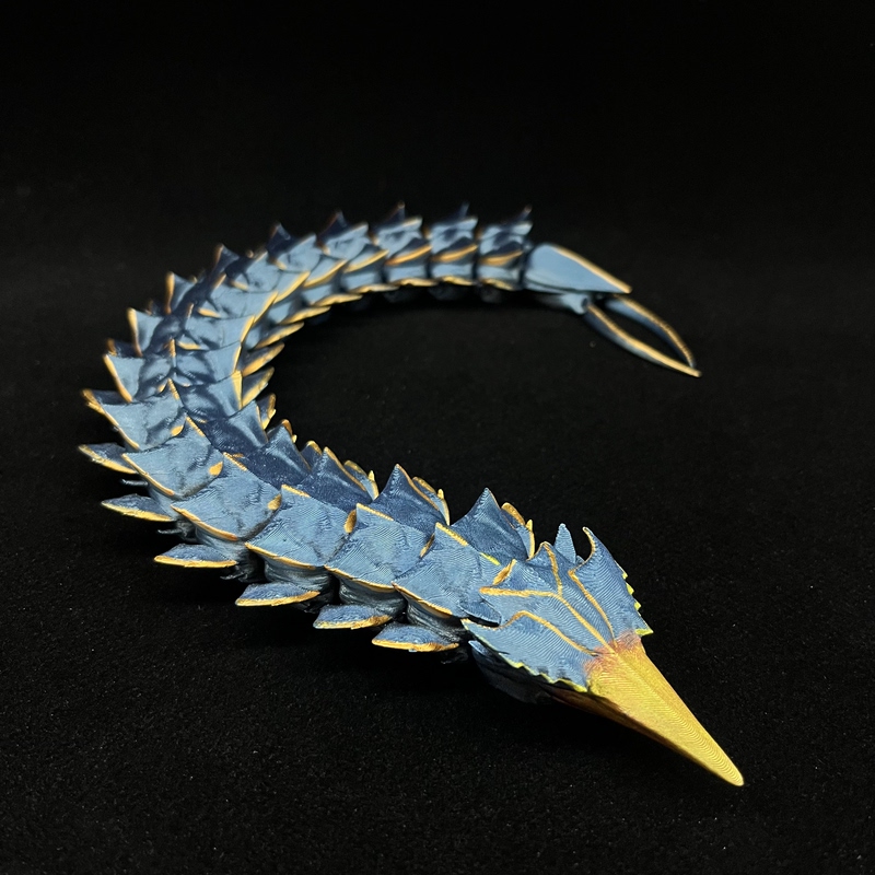 Deep Sea Trek Ice Worm Leviathan Articulated Action Figure Game Peripheral Ornament in Stock for Boys LAOSHU Model