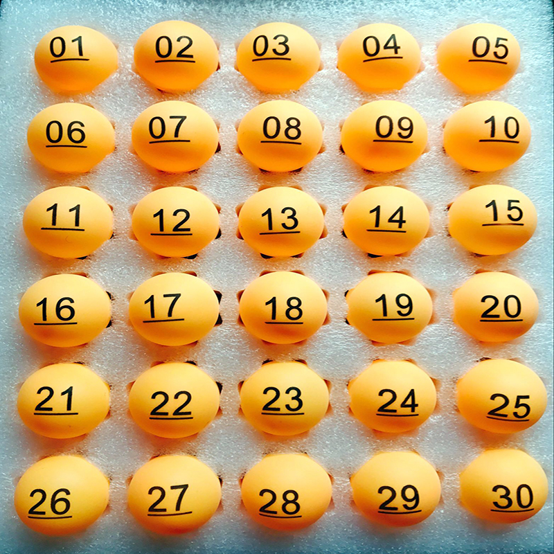 Lottery ball numbers Table tennis number ball Tender Shake ball Touch prize ball lottery props Table tennis