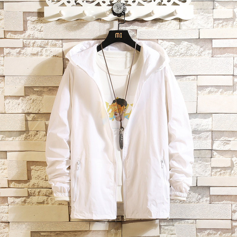 Sunscreen Custom Inprint logo work clothes light and thin outdoor men's and men's skin clothes bookings for wind clothes advertising coat summer-Taobao