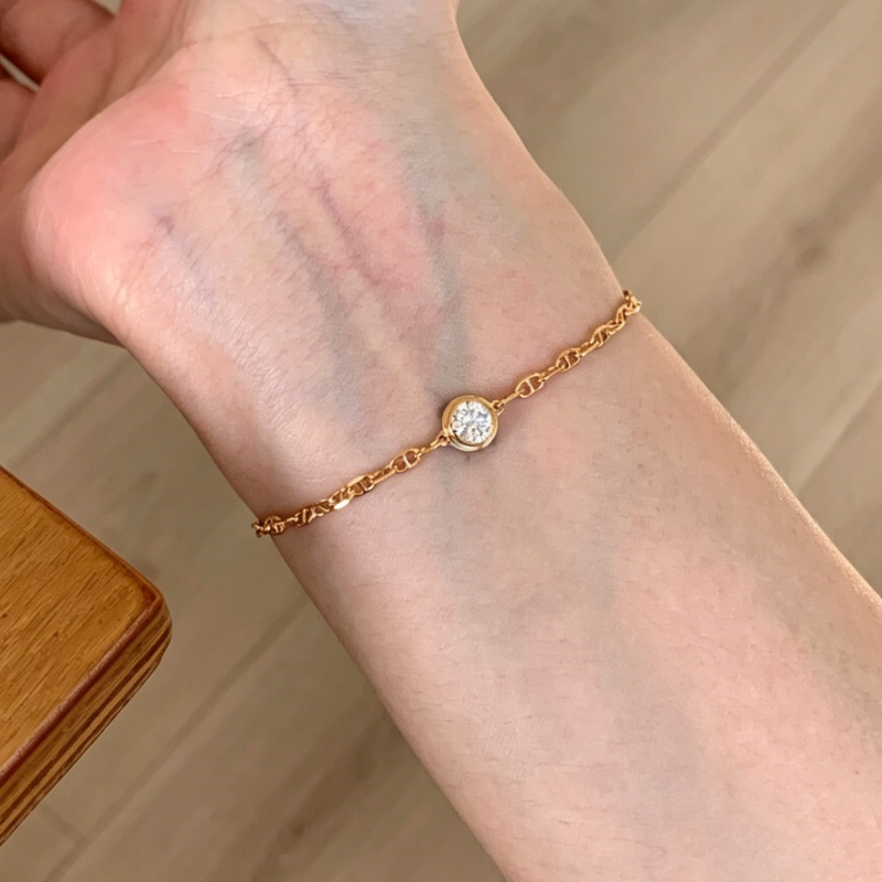 Minimalist S925 Silver Pig Nose Chain Ufo Bubble Moissanite Bracelet for Women, Niche Simple Fine Style Commuter Jewelry Minimalist S925 Silver Pig Nose Chain Ufo Bubble Moissanite Bracelet for Women, Niche Simple Fine Style Commuter Jewelry