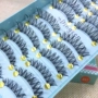 Chất liệu cotton mềm mịn, mềm mại, lông mi giả, trang điểm nude tự nhiên, dày, lộn xộn - Lông mi giả lông mi giả tự dính