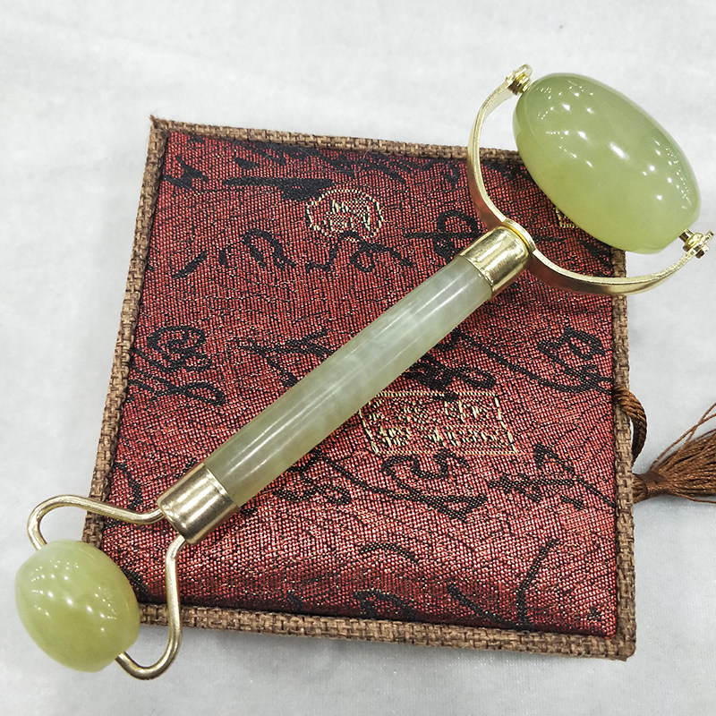 Natural Xiu Rock Jade Facial Massager Roller Type Facial Jade Cosmetic Instrument Manual Thin Face Stick Push Face God