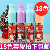 18-color kindergarten non-toxic six-one gift watercolor pen set for children and primary school students with 12-color 24 painting brushes wholesale