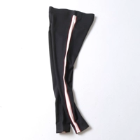 J 18092707 身 Thời trang Châu Âu và Mỹ Slim Thin Scarlet Màu sọc Không có túi xà cạp quần legging lửng