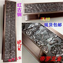 Chinese antique Xiangyun door handle European modern luxury glass door handle Hotel wooden door modern handle