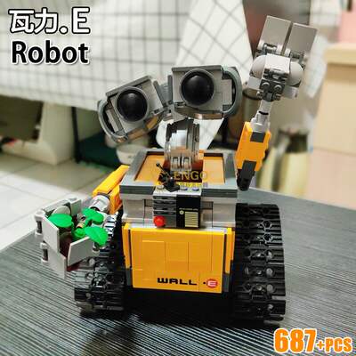 Wall-E programmable remote control robot 21303 Assembly toy Chinese building blocks Valentine's Day Confession tool