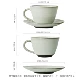 Cuộc sống của người Nam Giang kiểu cốc hình miệng Nhật Bản làm lò đá cũ thay đổi cà phê sữa hoa cốc trà tách đĩa đặt chén đĩa - Cà phê