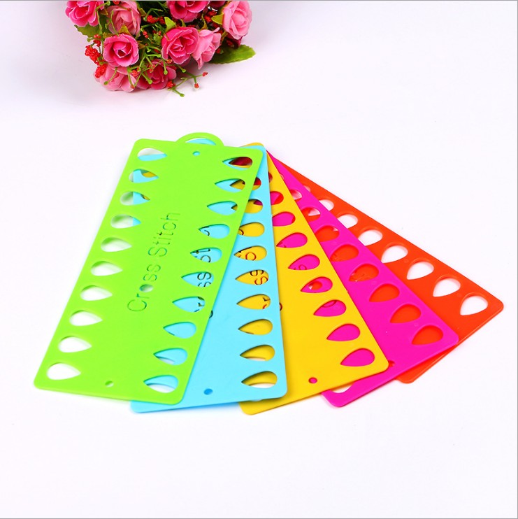 hội đồng quản trị luồng màu 20 lỗ cụ cross stitch nhựa cây trân châu mai thêu tấm luồng hoàn thiện - Công cụ & phụ kiện Cross-stitch khung tranh chữ thập