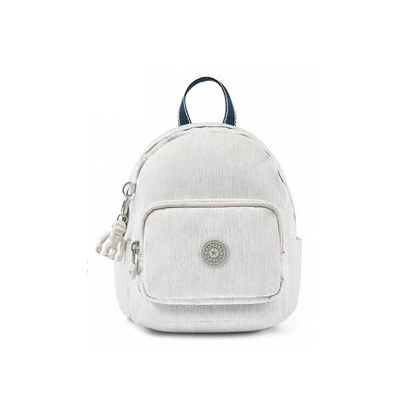 Light Lime Splicing【 Weiya recommend 】 Kipling Women's money Backpack fashion trend leisure time a bag knapsack Canvas bag