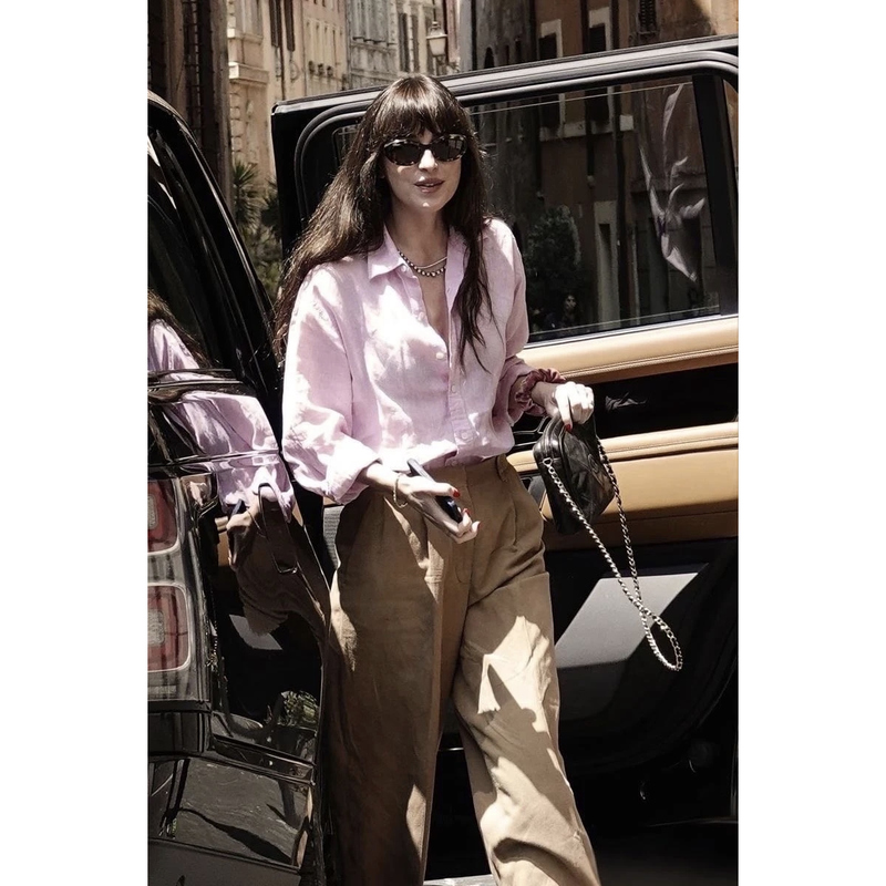 Foreign Trade Old Money Style Women's Breathable Linen Long-Sleeved Shirt in Multiple Colors