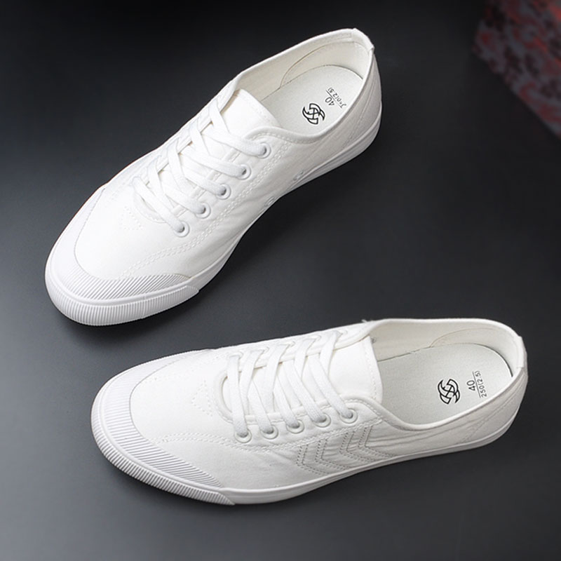 Sails Shoes Men's Breathable Deodorant Casual Board Shoes Tide Cards Brief Low Bunch Shoes Small White Shoes Men's Korean Version 100 Hitch